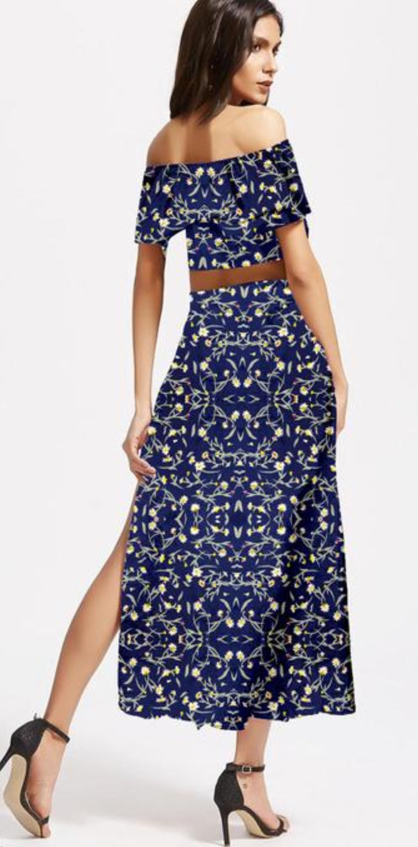 Step Out in Style with This Floral Fusion Co-ord! COD / Shipping all over India.