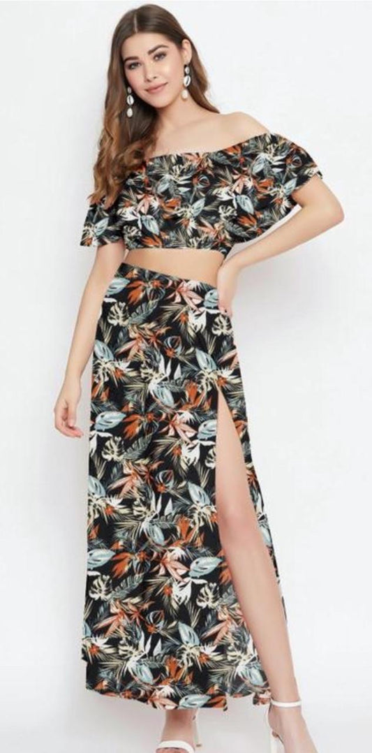 Cool & Casual Multicolor Co-Ord Set / Print Pop Party Set.